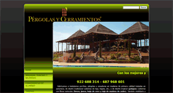 Desktop Screenshot of pergolasycerramientos.com